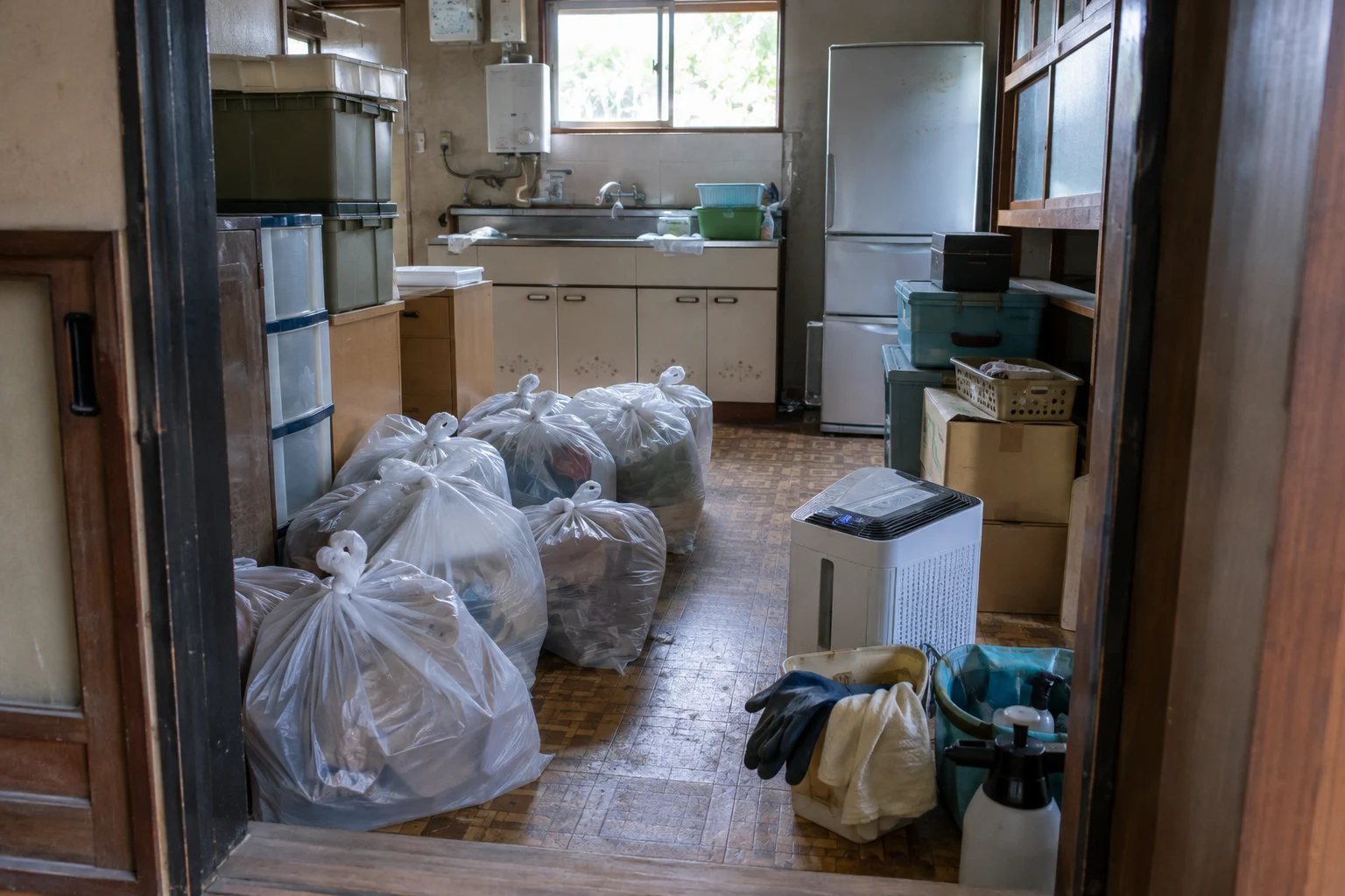 大衡村のゴミ屋敷で不用品回収・脱臭消毒をご依頼いただいたケース