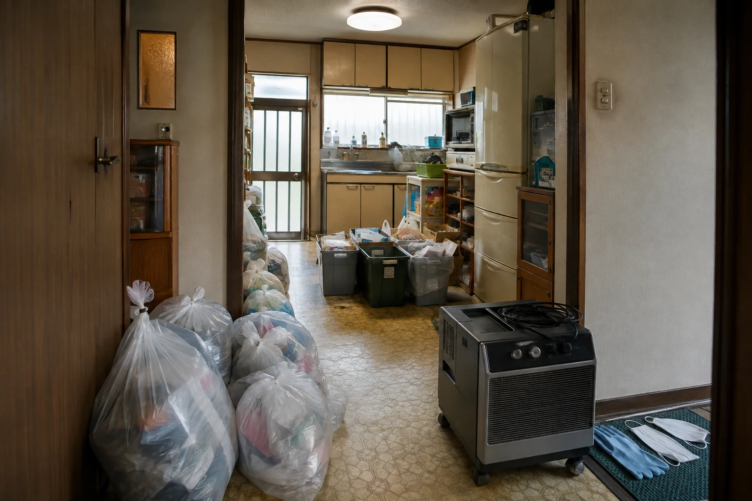 大和町のゴミ屋敷で不用品回収・脱臭消毒をご依頼いただいたケース