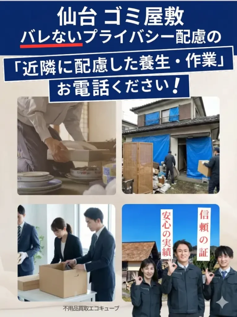 ゴミ屋敷バレない