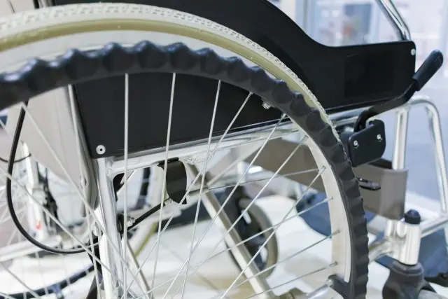 車椅子の車輪部分